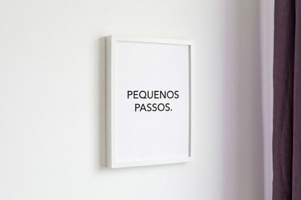 placa pequenos passos